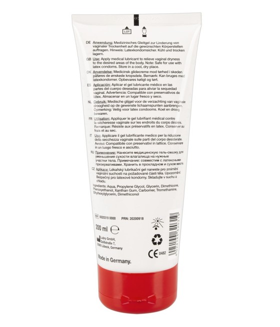 LUBRIFICANTE INTIMO CON GLICERINA FLUTSCHI "PROFESSIONAL" - 200 ML