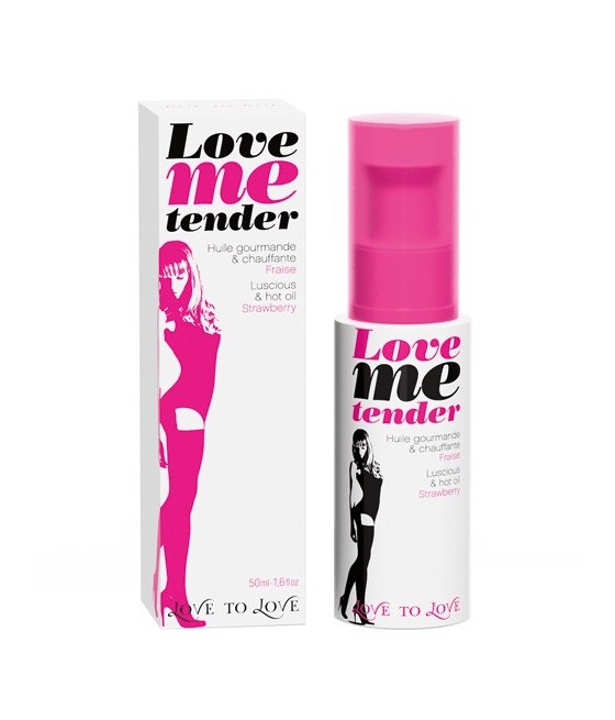 OLIO PER MASSAGGI AROMA FRAGOLA LOVE ME TENDER  - 50 ML