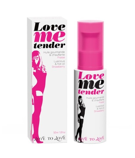 OLIO PER MASSAGGI AROMA FRAGOLA LOVE ME TENDER  - 50 ML