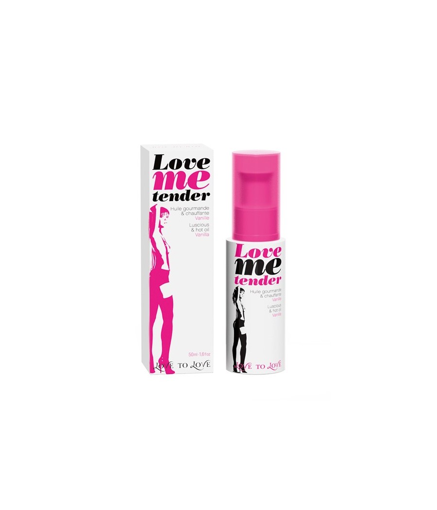 OLIO PER MASSAGGI AROMA VANIGLIA \"LOVE ME TENDER\"  - 50 ML