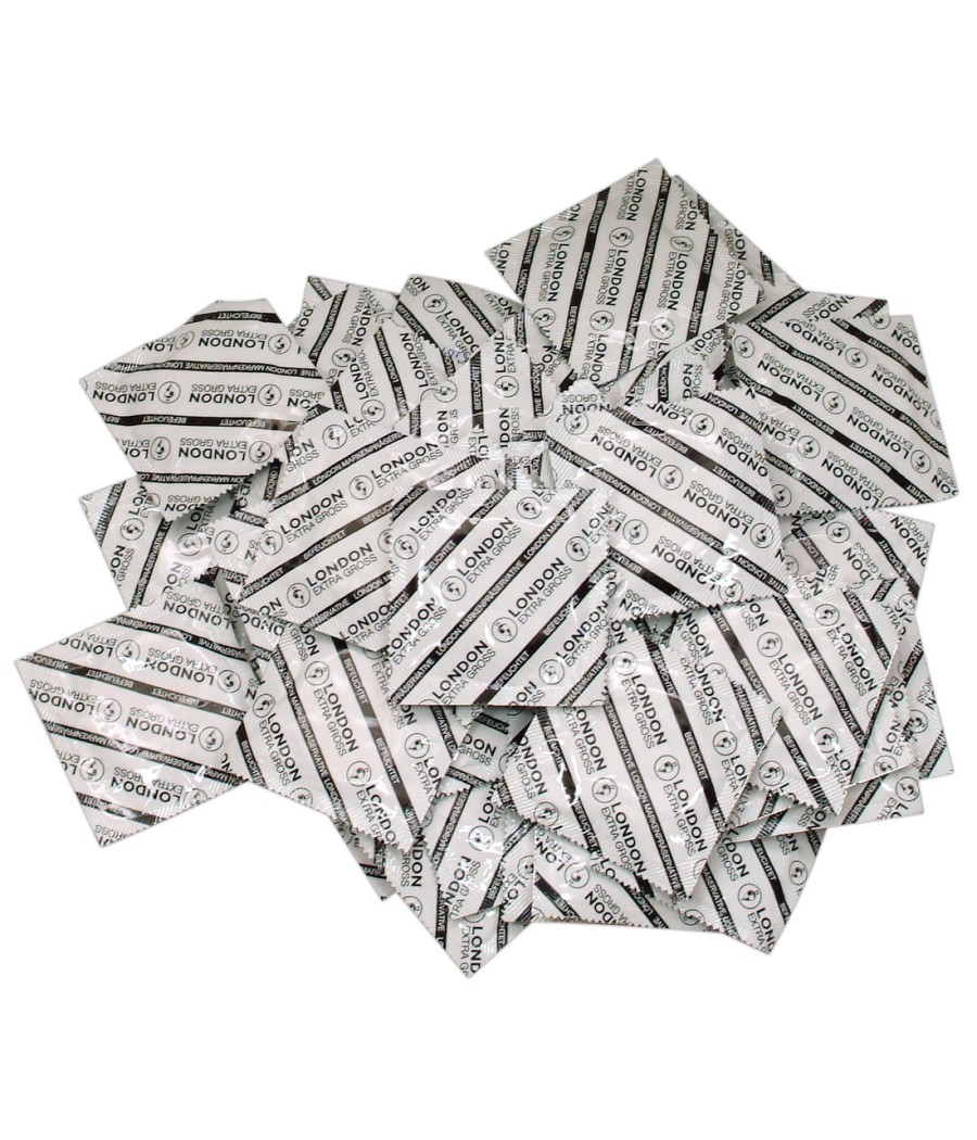 PROFILATTICI LONDON "EXTRA GROSS"  100 PEZZI