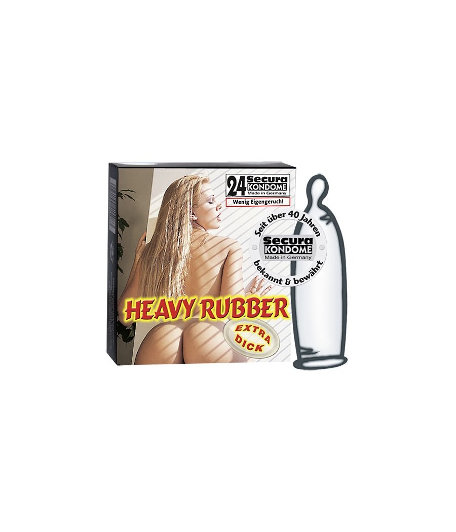 PROFILATTICI EXTRA RESISTENTI SECURA "HEAVY RUBBER" - 24 PEZZI