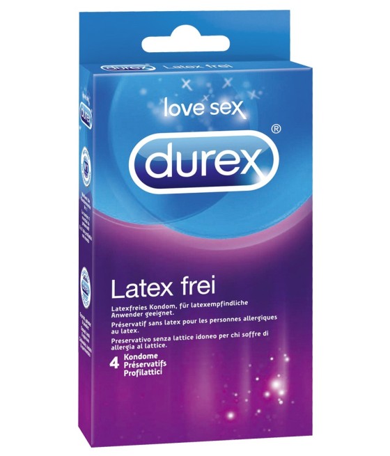 PROFILATTICI SENZA LATTICE DUREX " NO LATEX" - 4 PEZZI