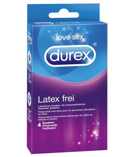 PROFILATTICI SENZA LATTICE DUREX  NO LATEX - 4 PEZZI