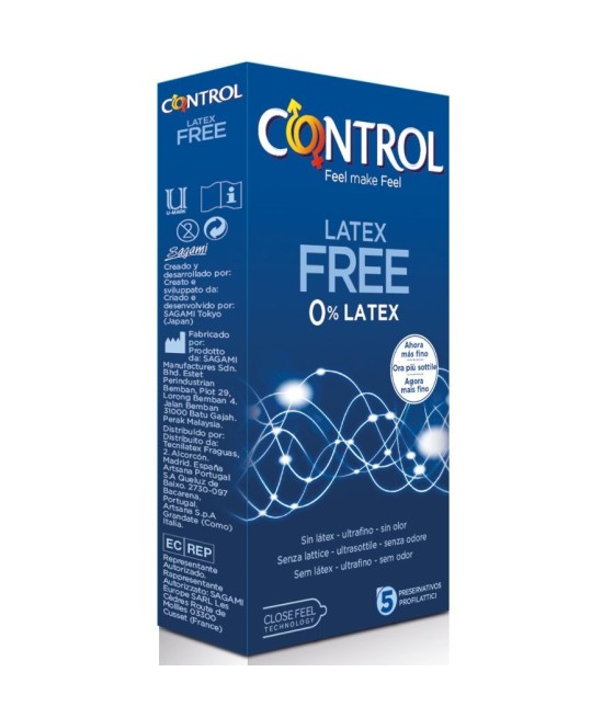 PROFILATTICI CONTROL "LATEX FREE"  5 PEZZI
