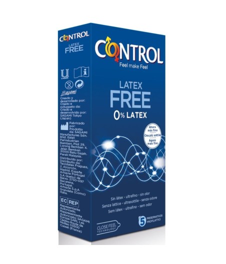 PROFILATTICI CONTROL LATEX FREE  5 PEZZI