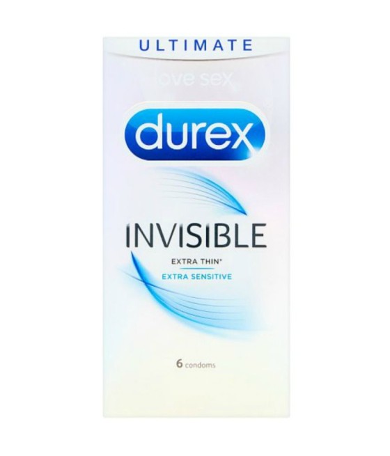 PROFILATTICI DUREX "INVISIBLE" EXTRA SOTTILI - 6 PEZZI
