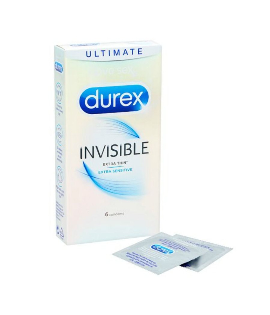 PROFILATTICI DUREX "INVISIBLE" EXTRA SOTTILI - 6 PEZZI