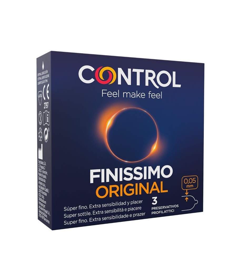 PROFILATTICI CONTROL "FINISSIMO" EXTRA SOTTILI - 3 PEZZI
