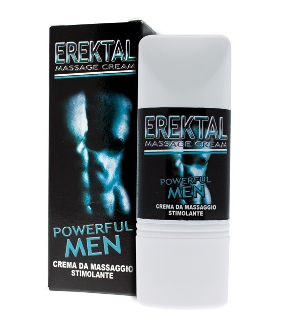 CREMA STIMOLANTE DA MASSAGGIO EFFETTO CALDO INTIMATELINE “EREKTAL” - 50 ML 