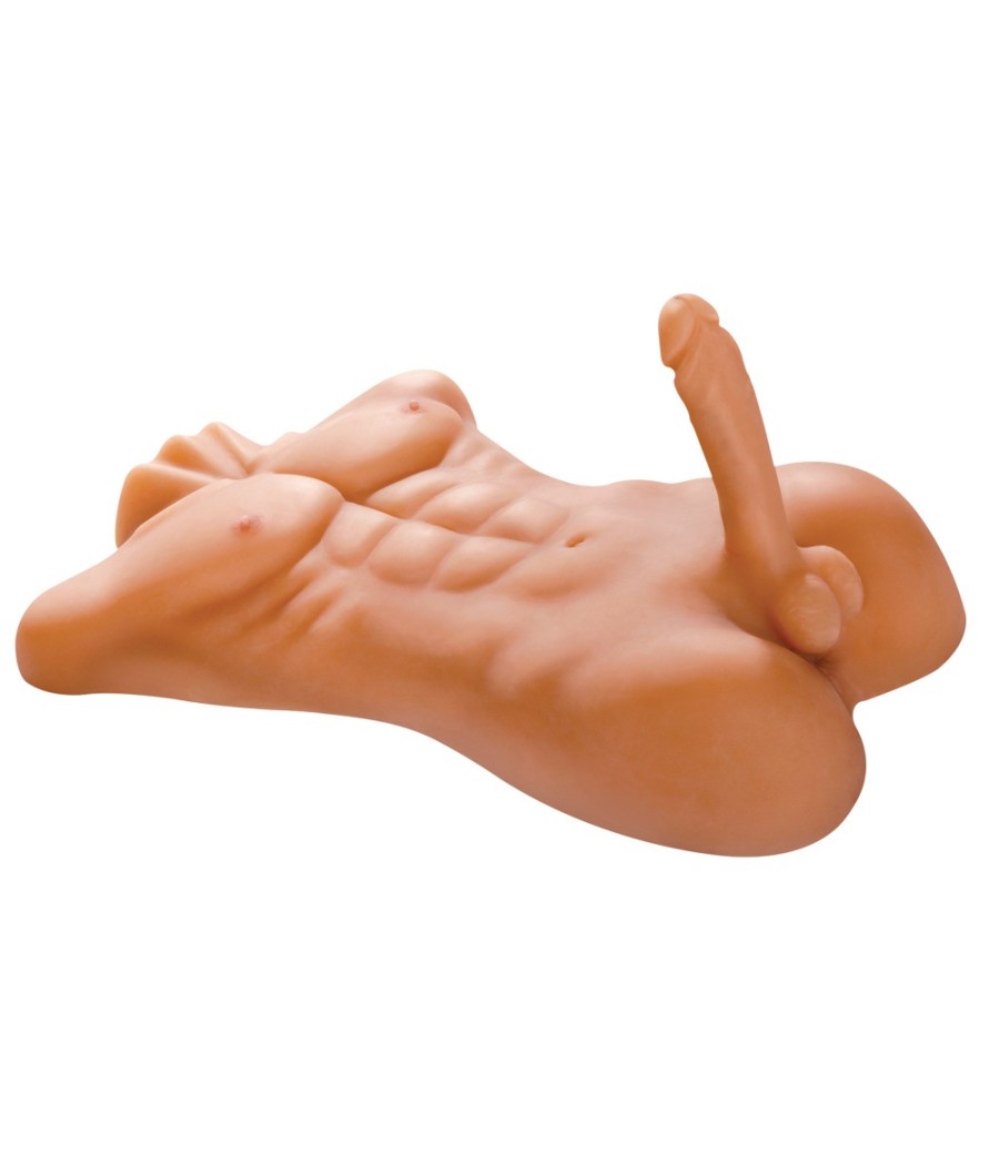 MEZZOBUSTO UOMO ULTRA REALISTICO CON FALLO E ANO PIPEDREAM "FUCK ME SILLY"