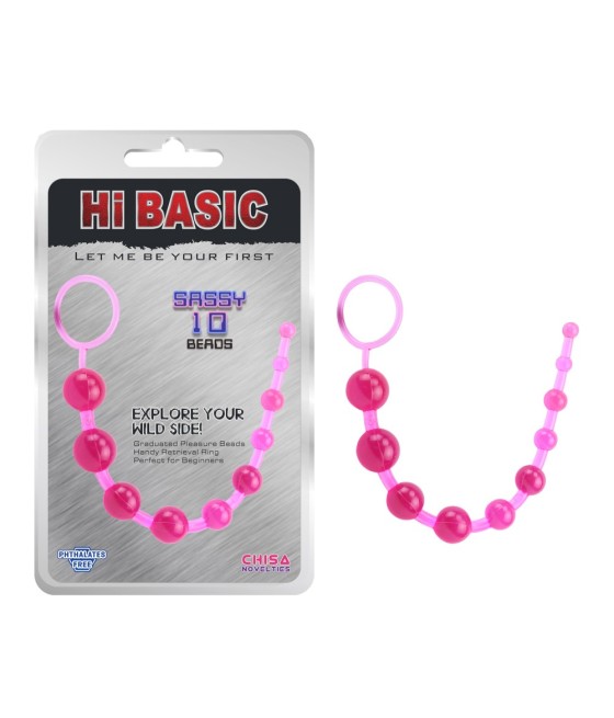 CATENA ANALE STIMOLANTE FLESSIBILE \"SASSY\" ROSA