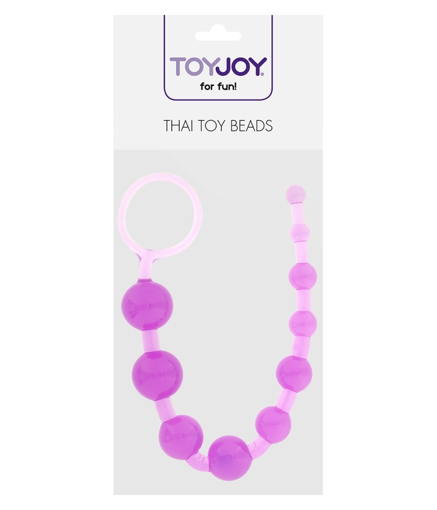 PERLINE ANALI GRADUALI FLESSIBILI "THAI TOY BEADS" VIOLA