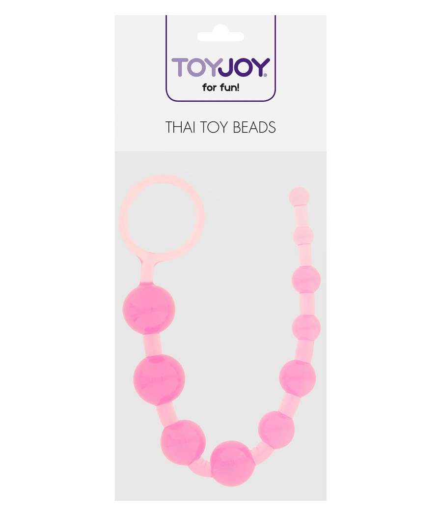 PERLINE ANALI GRADUALI FLESSIBILI \"THAI TOY BEADS\" ROSA