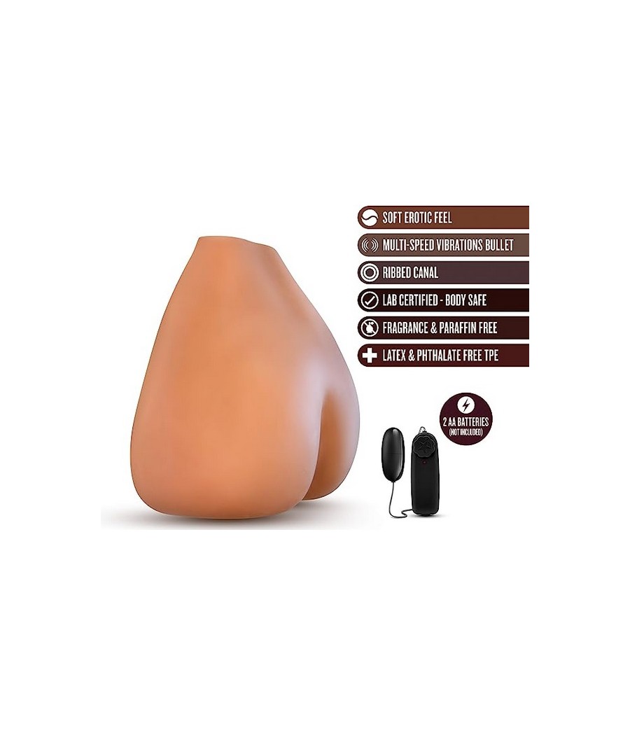 Blush X5 Rita - Masturbatore anale e figa a grandezza naturale - 15,6 libbre - Vibratore telecomandato per orgasmi intensi