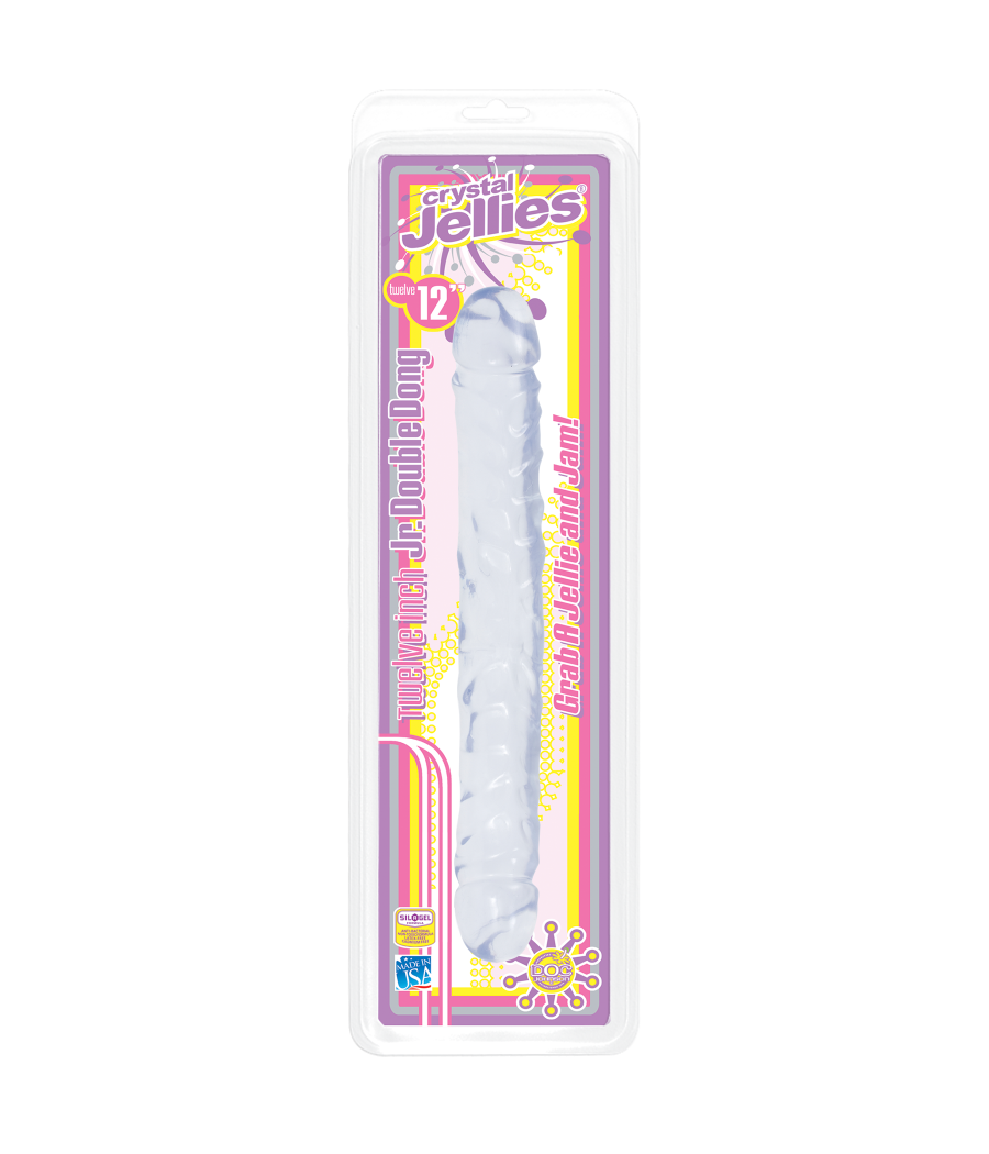 FALLO DOPPIO DOC JOHNSON \"CRYSTAL JELLIES\" - 30.5 CM