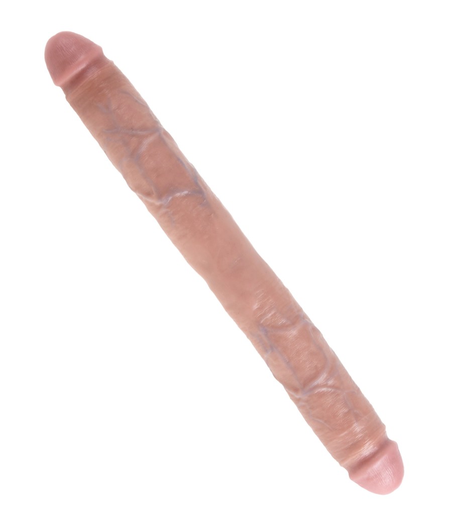 FALLO DOPPIO ULTRA REALISTICO PIPEDREAM \"KING COCK THICK DOUBLE DILDO\" - 44 CM