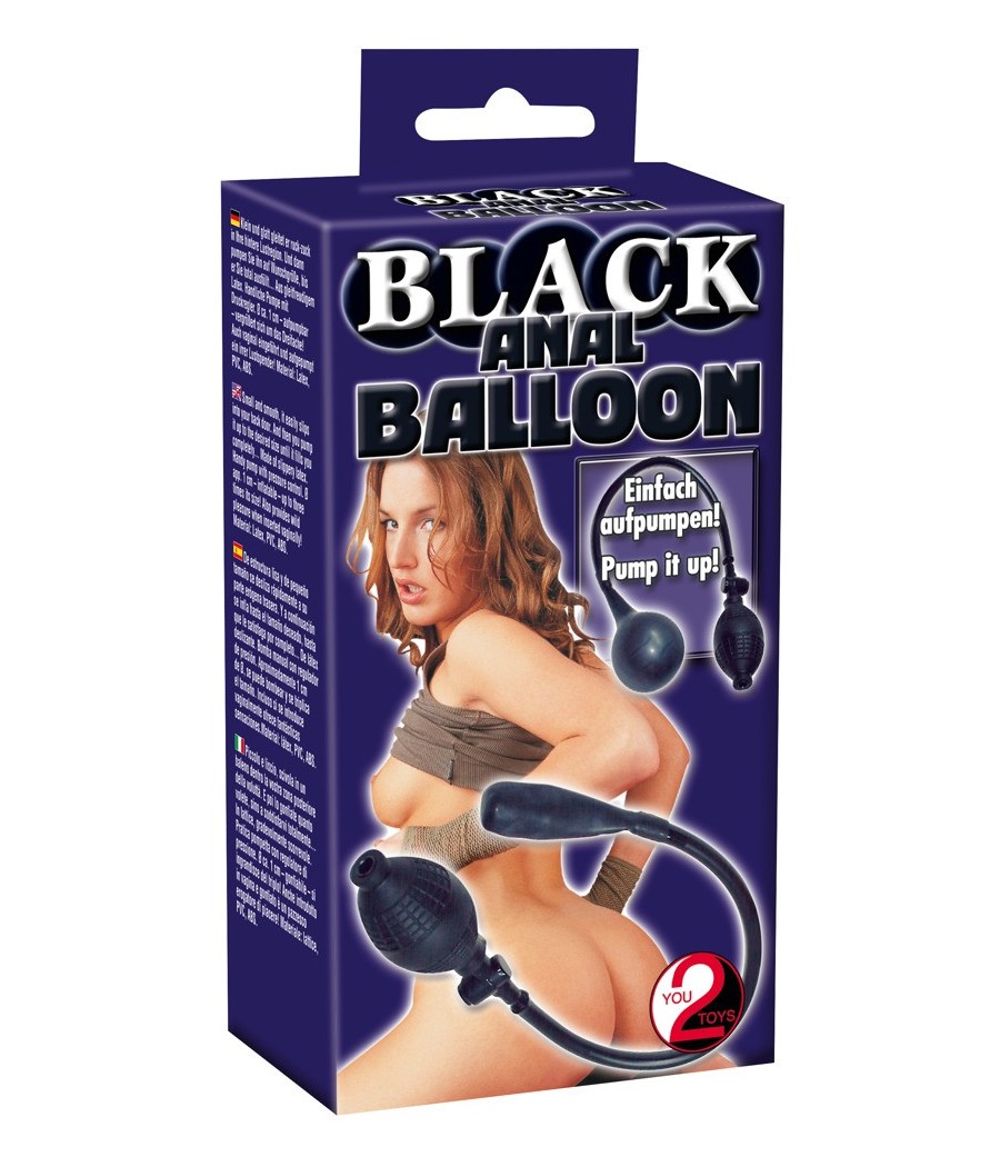 FALLO ANALE GONFIABILE "BLACK ANAL BALLOON"