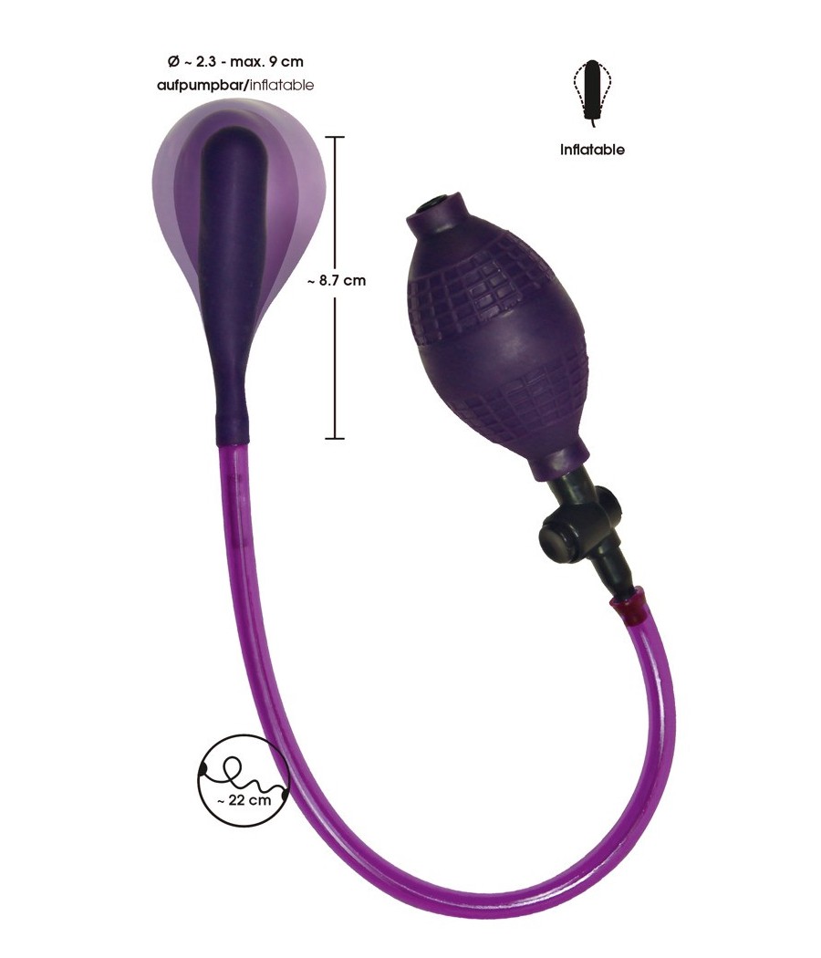 FALLO ANALE GONFIABILE BAD KITTY "ANAL BALLOON" VIOLA