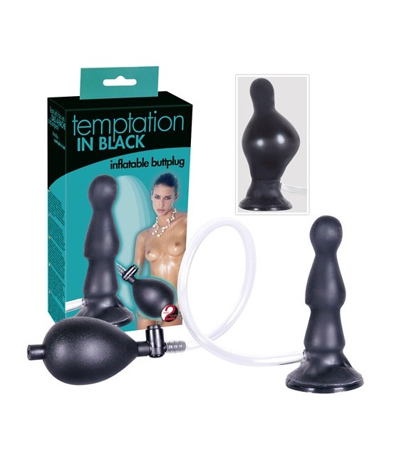 CUNEO ANALE GONFIABILE \"TEMPTATION IN BLACK\"