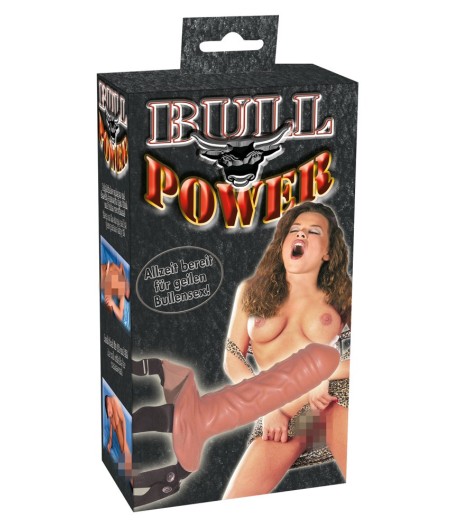 IMBRACATURA CON GUAINA FALLICA REALISTICA BULL POWER