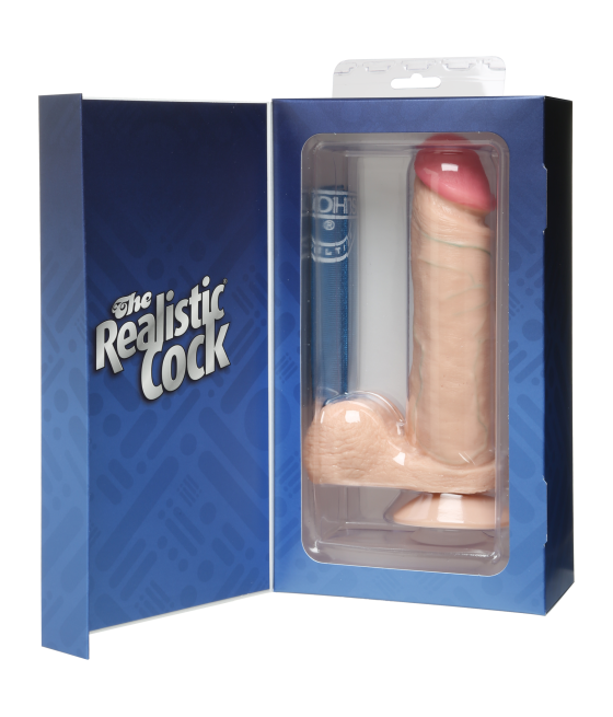 FALLO REALISTICO CON TESTICOLI DOC JOHNSON \"REALISTIC COCK 8\"