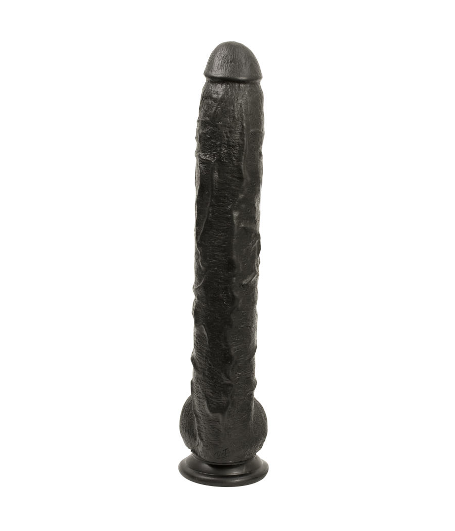 FALLO ENORME CON VENTOSA DOC JOHNSON "DICK RAMBONE" - NERO - 42.5 CM