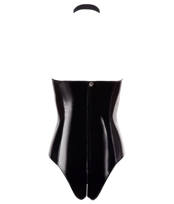 BODY IN VINILE CON LACCI - BLACK LEVEL