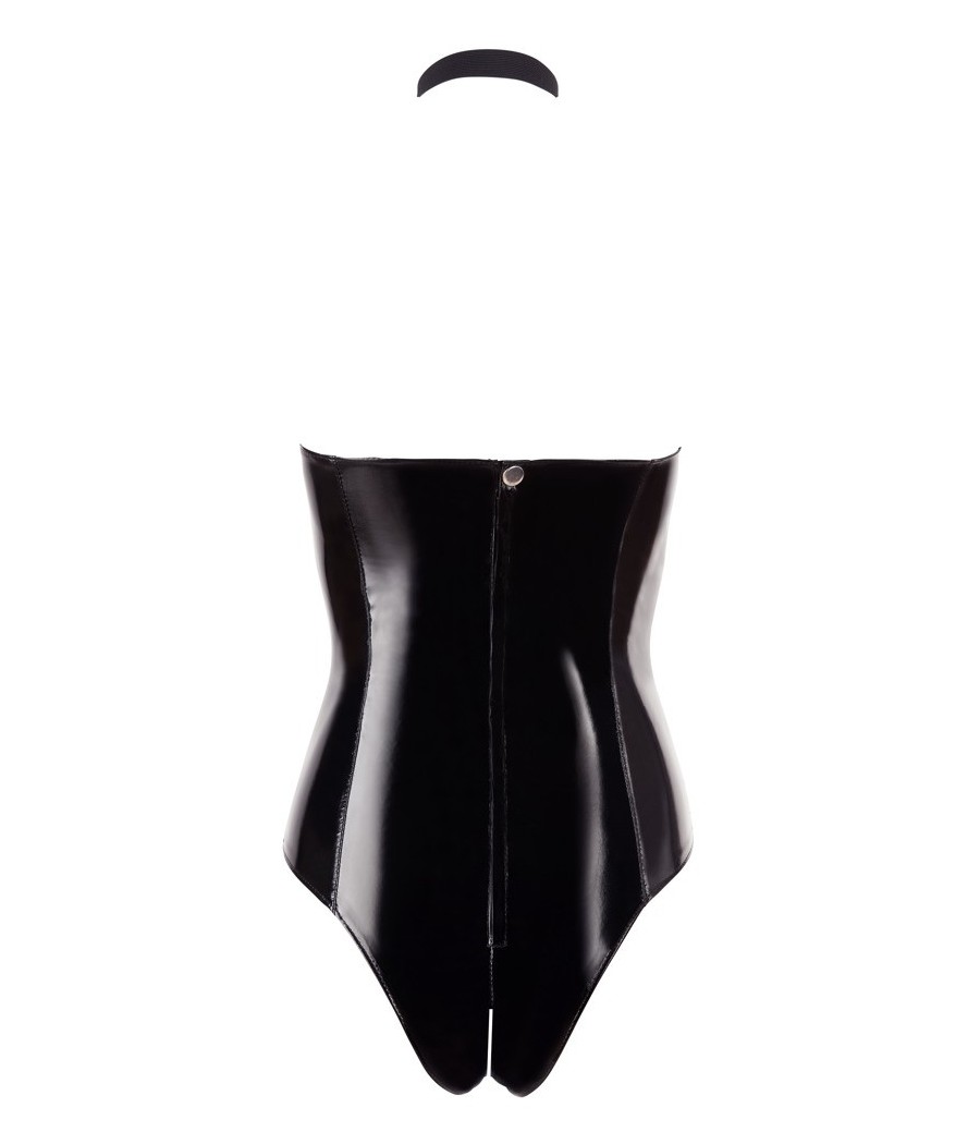 BODY IN VINILE CON LACCI - BLACK LEVEL