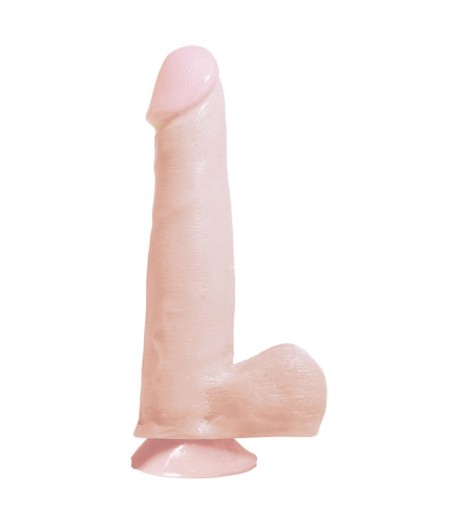 FALLO REALISTICO CON TESTICOLI E BASE VENTOSA BASIX - 19 CM