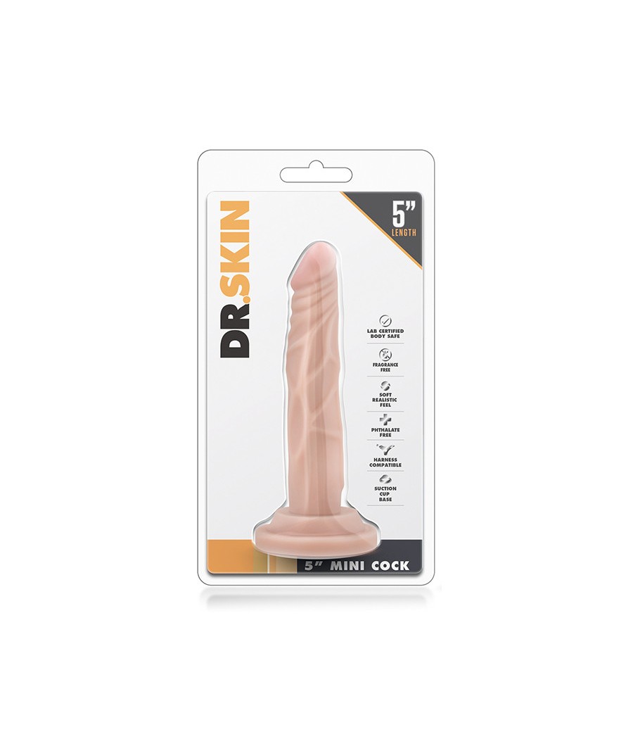 FALLO REALISTICO "DR. SKIN MINI COCK 5" CARNE