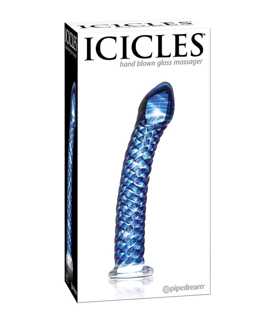 FALLO CURVO IN VETRO PIPEDREAM \"ICICLES NO. 29\"