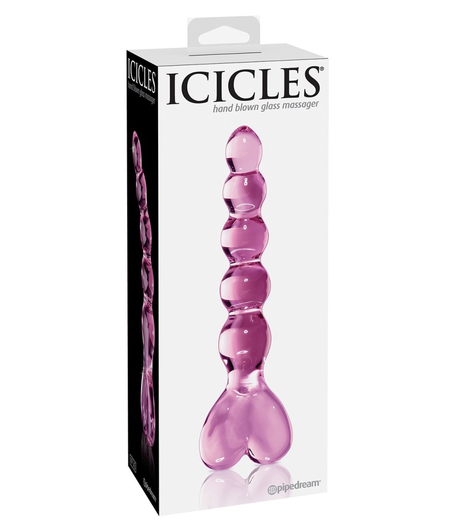 DILDO ANALE IN VETRO PIPEDREAM \"ICICLES NO. 43\"