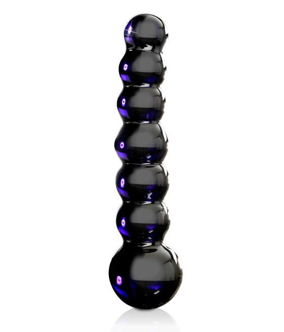 DILDO ANALE IN VETRO PIPEDREAM \"ICICLES NO. 51\" VIOLA