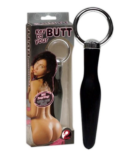 CUNEO ANALE KEY TO YOUR BUTT NERO - 10 CM