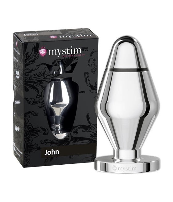 CUNEO ANALE IN ALLUMINIO PER STIMOLAZIONE ELETTRICA JOHN ANAL