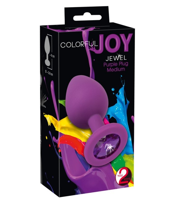 PLUG JEWEL VIOLA - COLORFUL JOY -