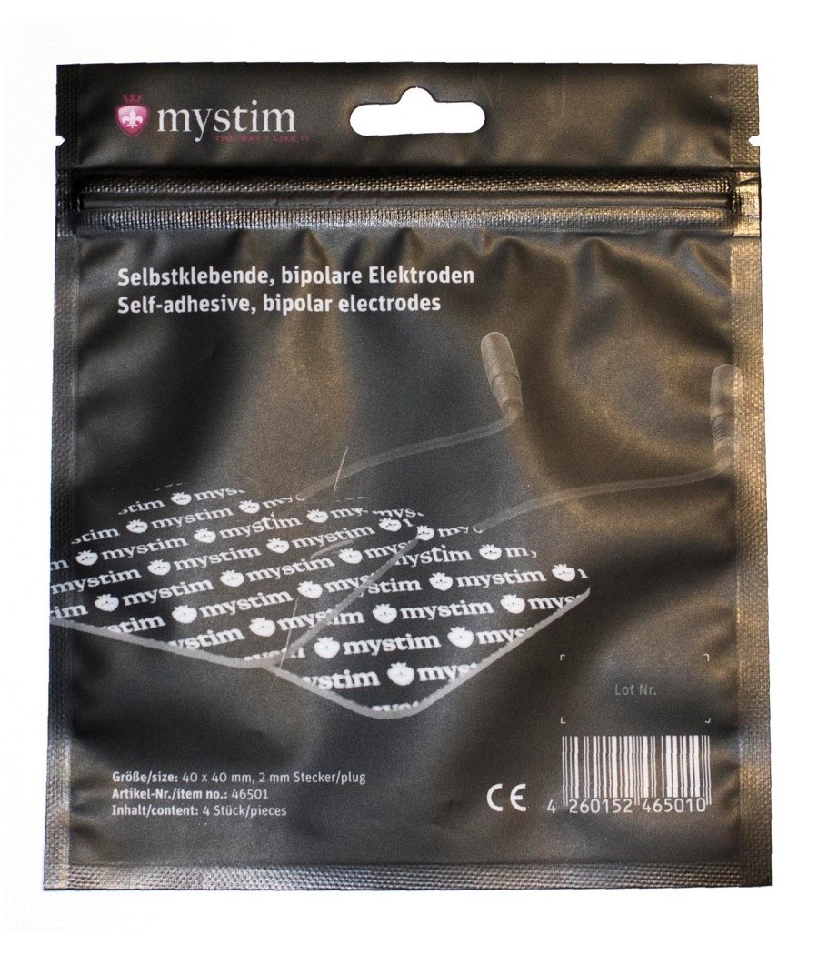 SET 4 ELETTRODI DI RICAMBIO PER STIMOLAZIONE ELETTRICA