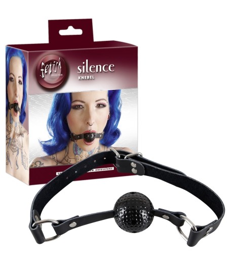 MORSO BALL GAG SILENCE NERO