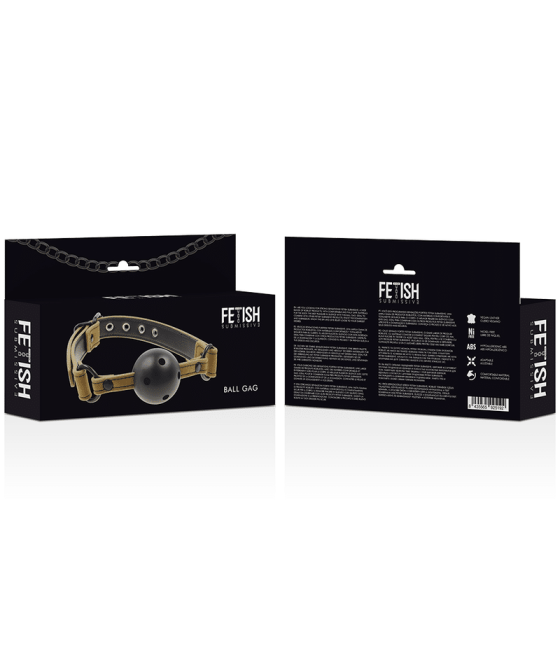 FETISH SUBMISSIV - BAVAGLIO TRASPIRANTE VEGANO BALL GAG