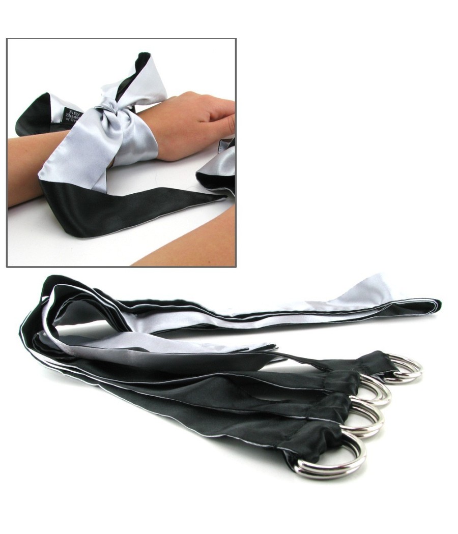 KIT BONDAGE  50 SFUMATURE DI GRIGIO "SOTTOMETTIMI"