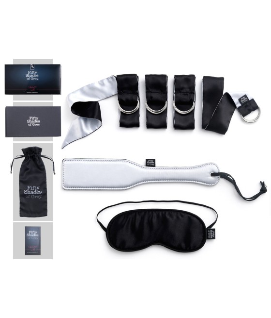 KIT BONDAGE  50 SFUMATURE DI GRIGIO "SOTTOMETTIMI"