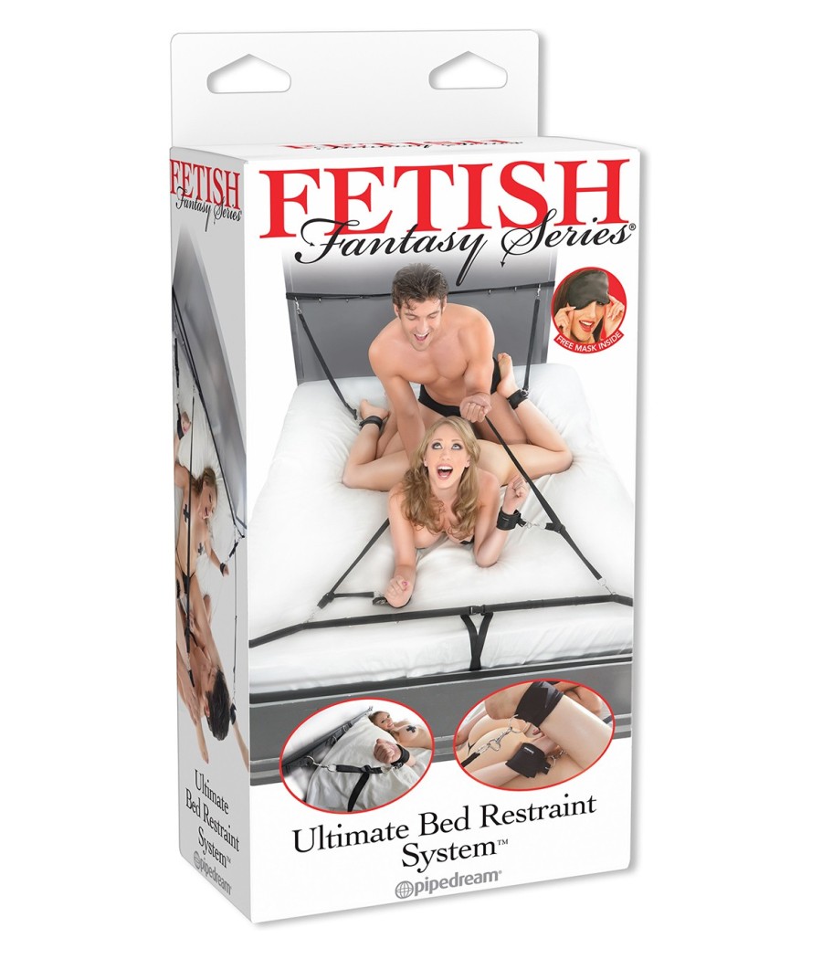 KIT BONDAGE DA LETTO \"ULTIMATE BED RESTRAINT\"