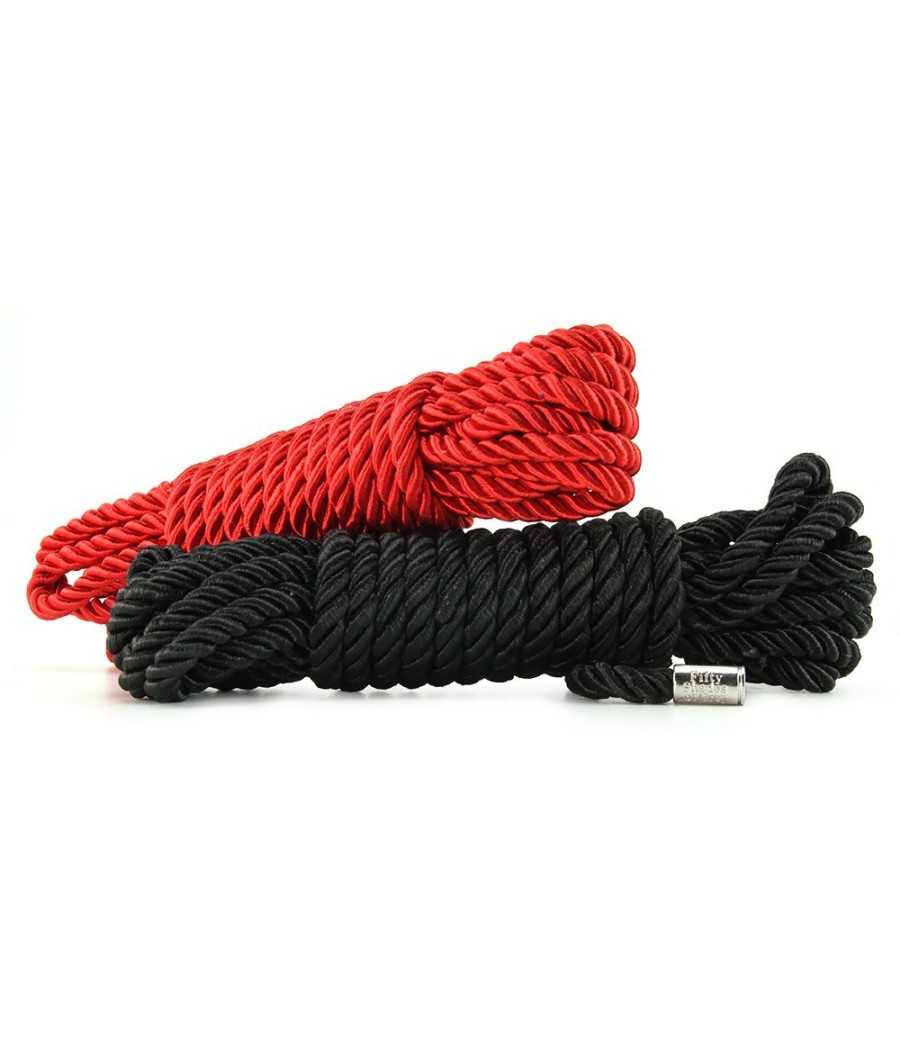 SET 2 CORDE PER BONDAGE E SHIBARI 50 SFUMATURE DI GRIGIO "TRATTIENIMI"