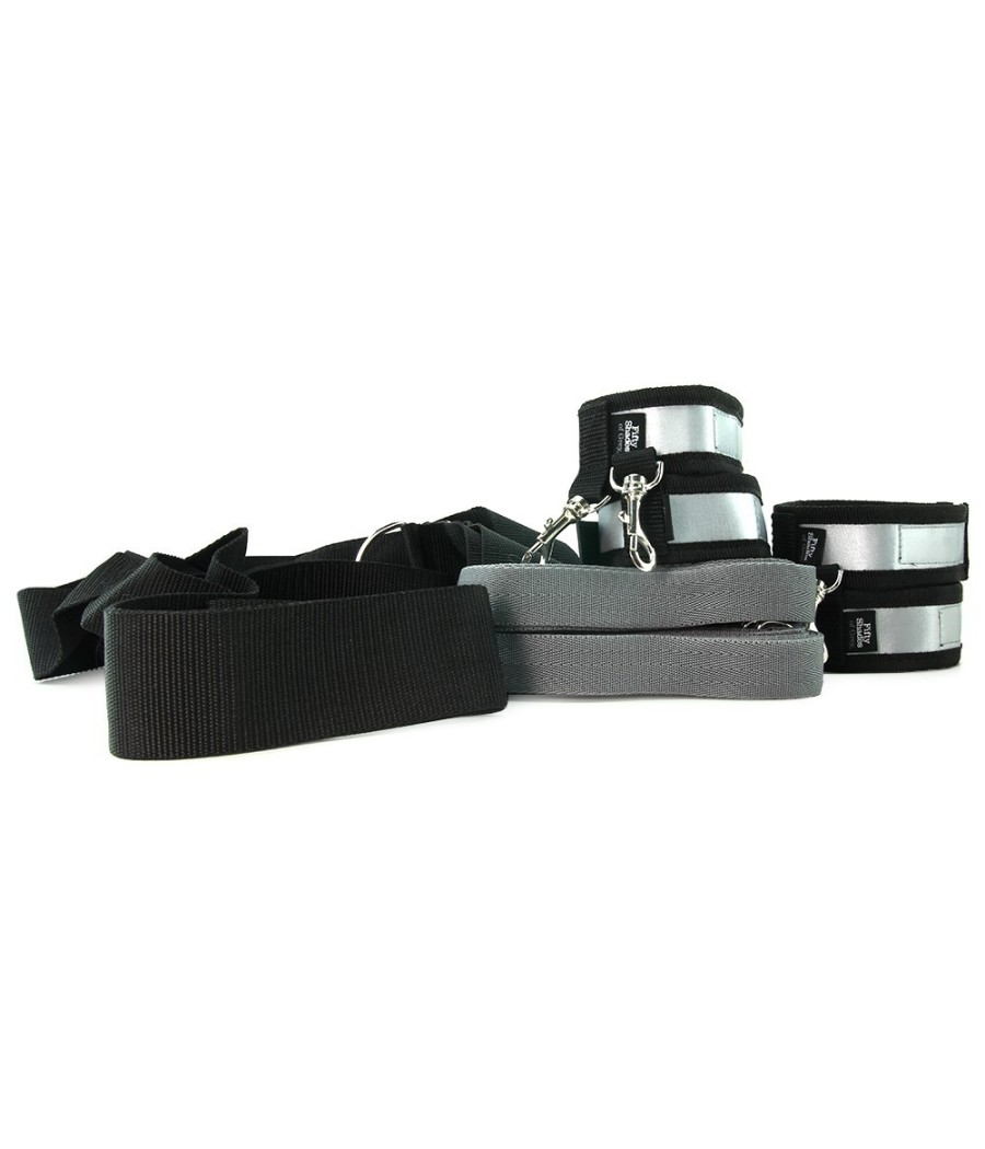 SET BDSM COSTRITTIVO 50 SFUMATURE DI GRIGIO "TIENI DURO"