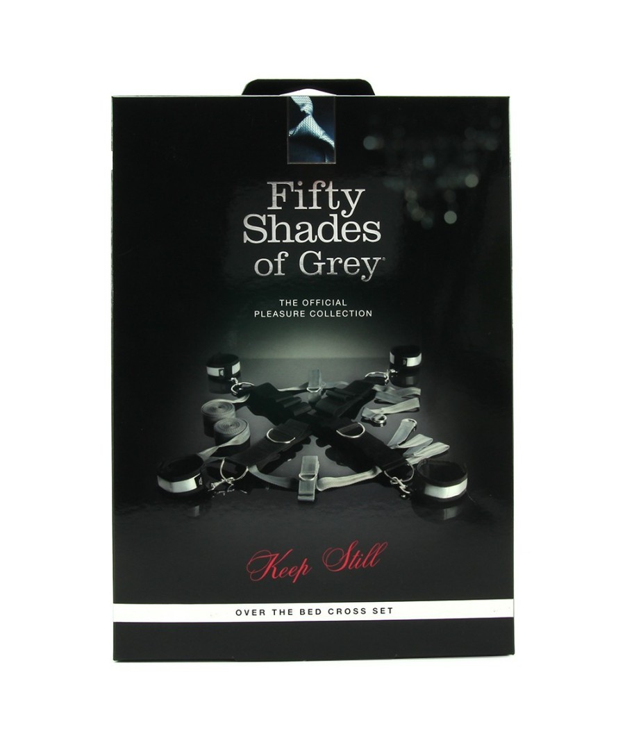 SET BDSM COSTRITTIVO 50 SFUMATURE DI GRIGIO "TIENI DURO"