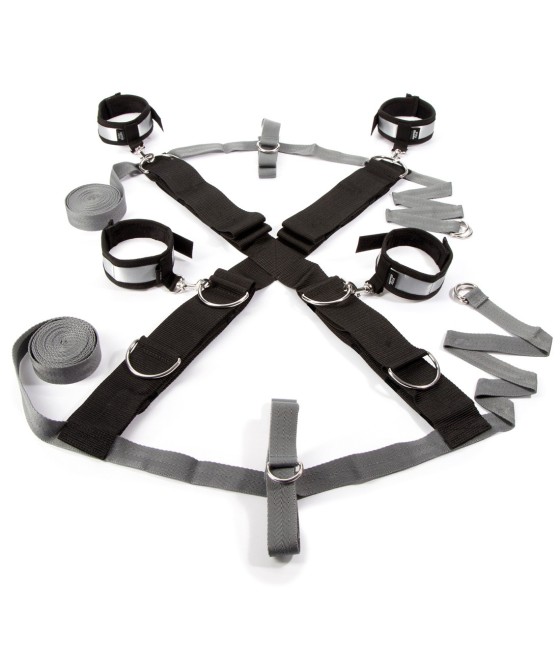 SET BDSM COSTRITTIVO 50 SFUMATURE DI GRIGIO "TIENI DURO"