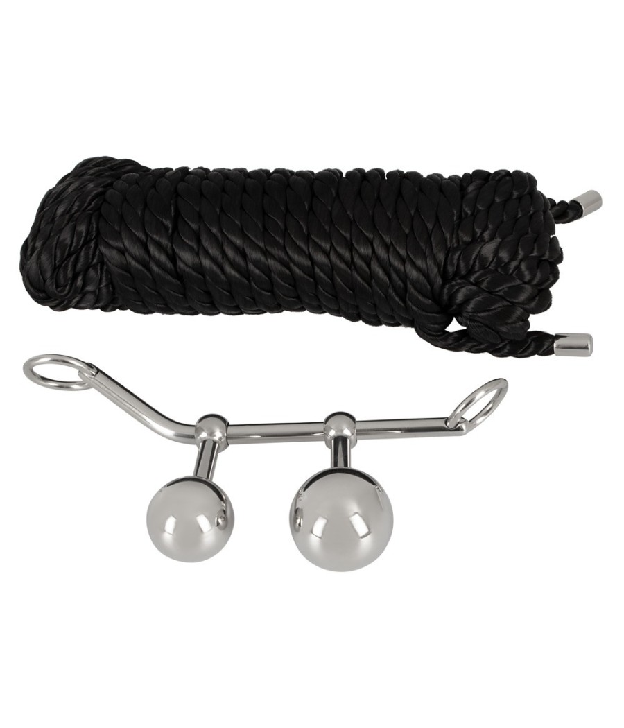 BONDAGE PLUGS CON CORDA - 10 METRI - COLORE NERO