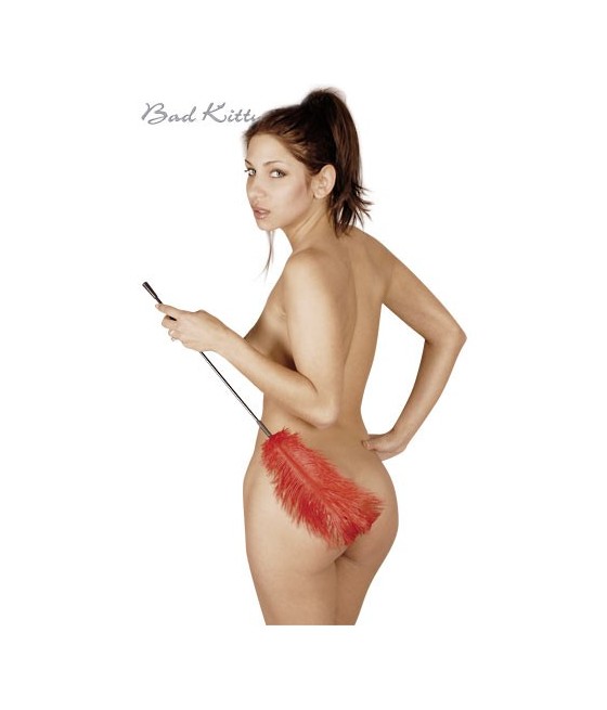 PIUMINO BAD KITTY \"FEATHER\" ROSSO