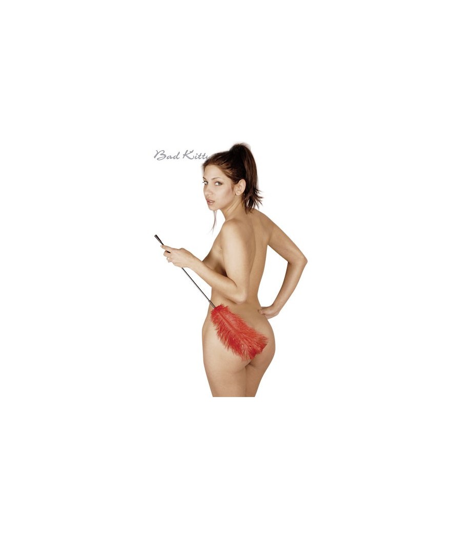 PIUMINO BAD KITTY \"FEATHER\" ROSSO